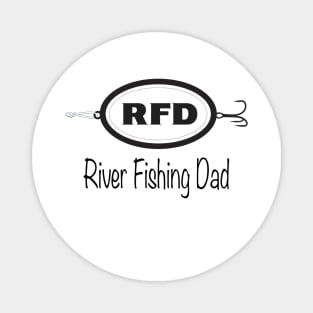 River Fishing Dad Magnet